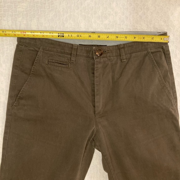 Stock Mfg chinos, olive, size 32 - Picture 4 of 7